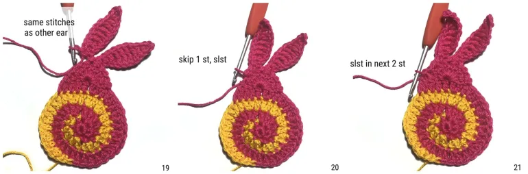swirly easter bunny crochet pattern 9
