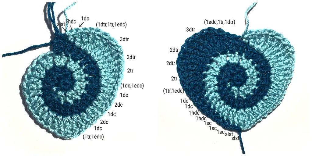 swirly heart free crochet pattern 1