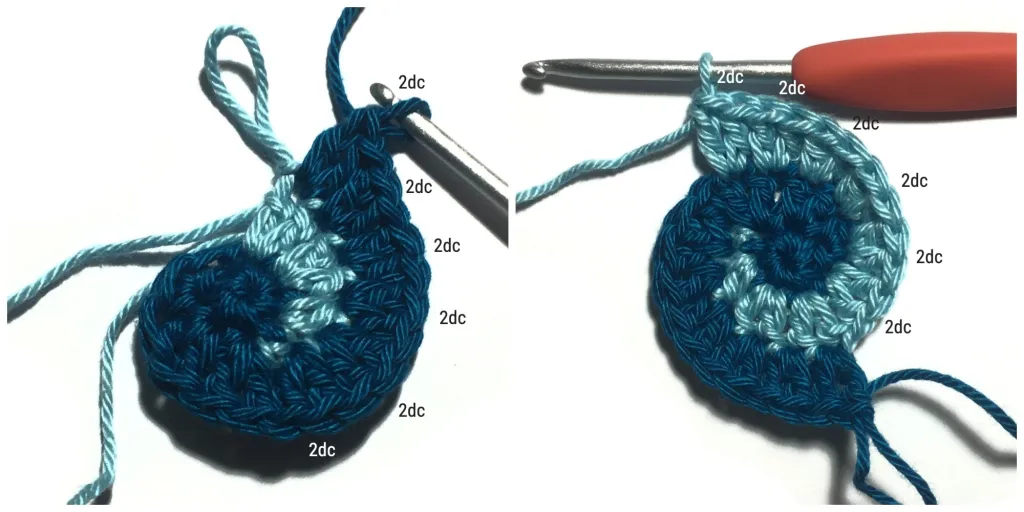 swirly heart free crochet pattern