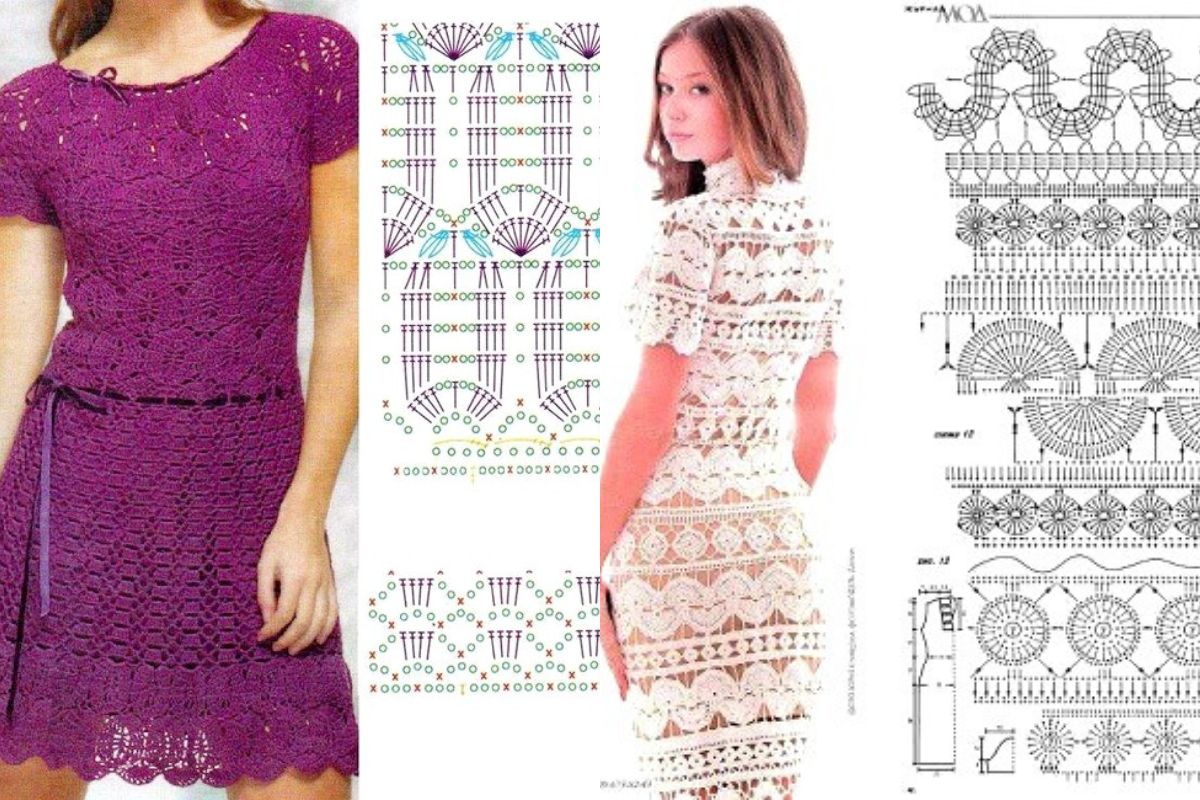 timeless crochet dress graphics