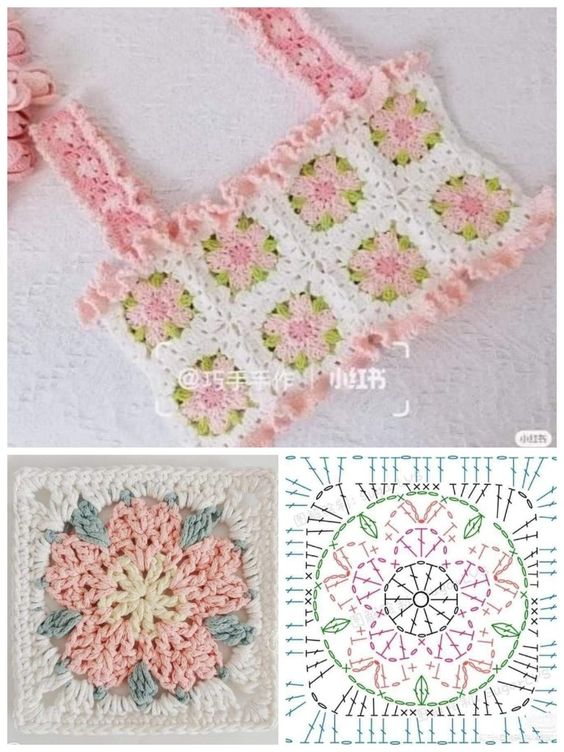 turn crochet squares into bags 11