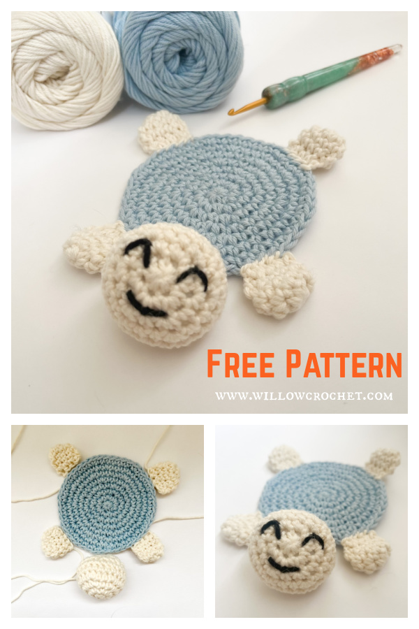 turtle coaster crochet ideas