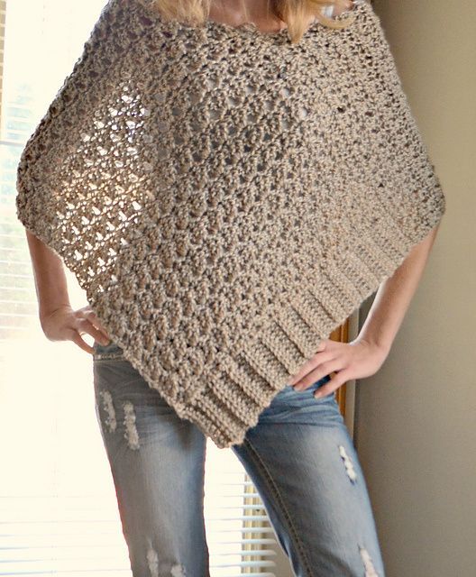 tuto Poncho crochet 7