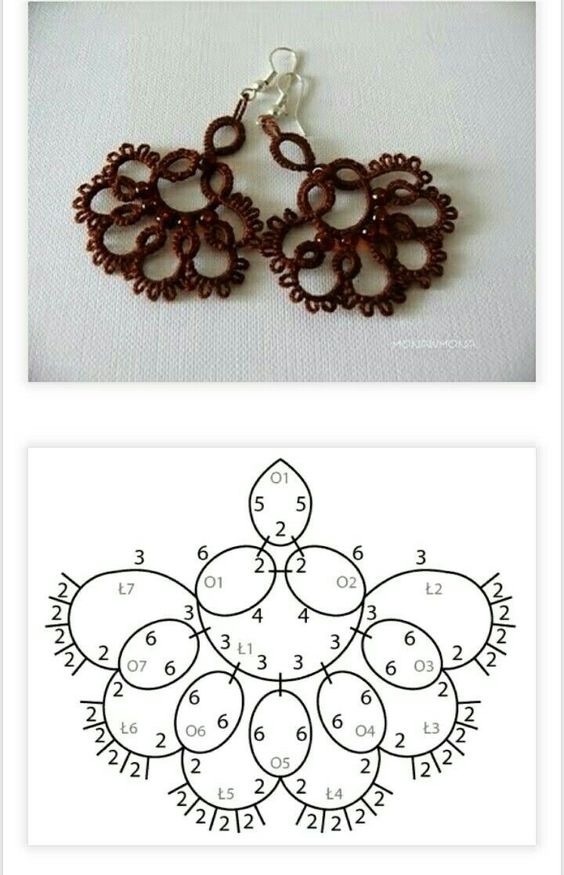 vintage crochet earrings 9