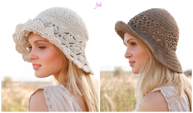 vintage crochet women summer sun hat crochet free patterns 2