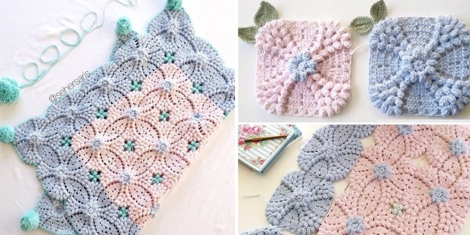 vintage square crochet