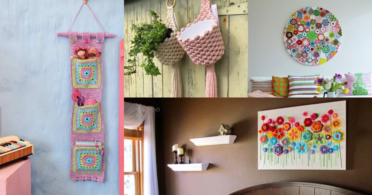 wall crochet decor