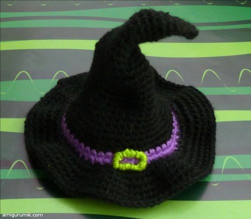 wonderful crochet witch hats 6