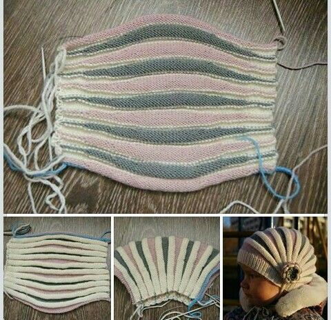 wonderful knitted beret model 1