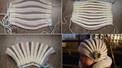 wonderful knitted beret model