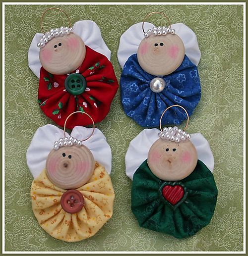 yo yo ornaments and crafts for christmas 10